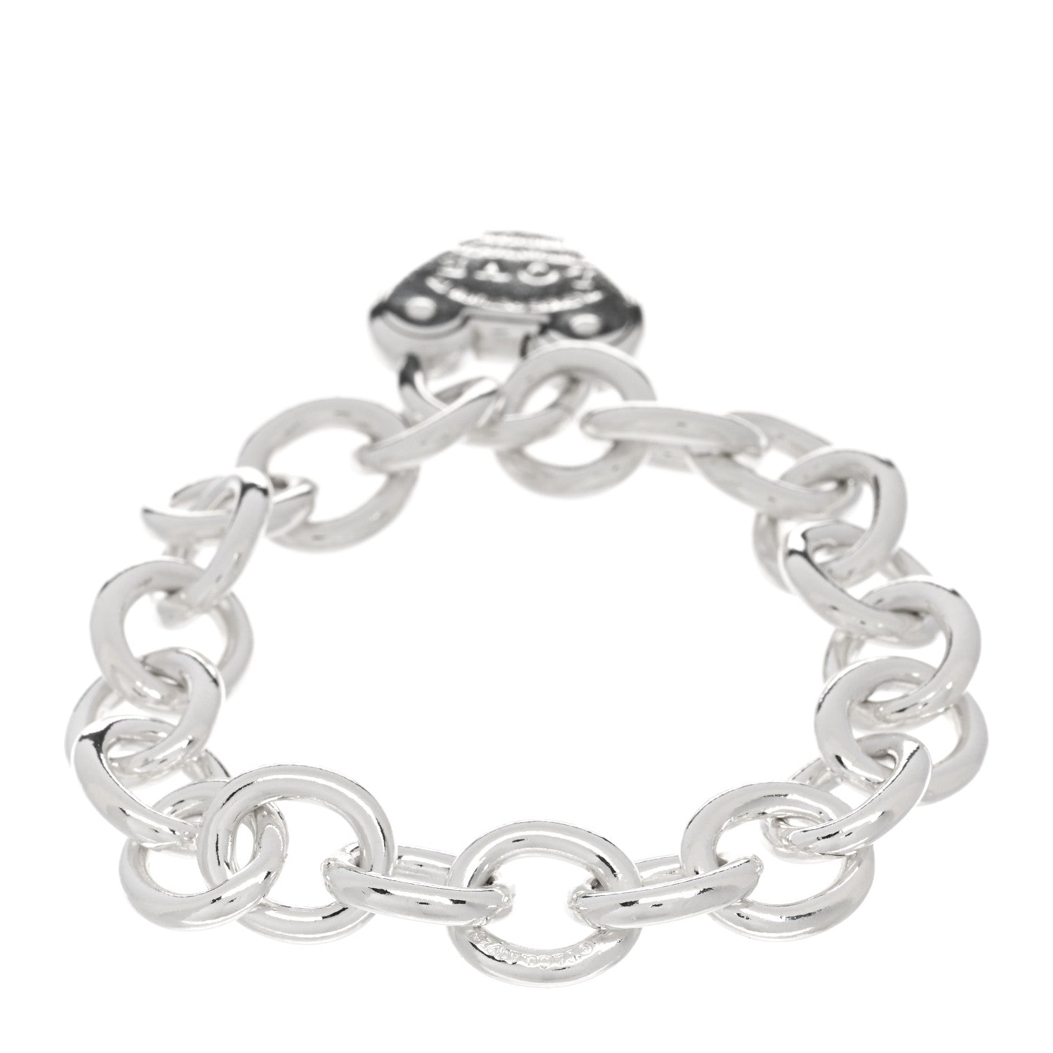 Tiffany Sterling Silver Return to Tiffany Love Lock Bracelet 2 of 3
