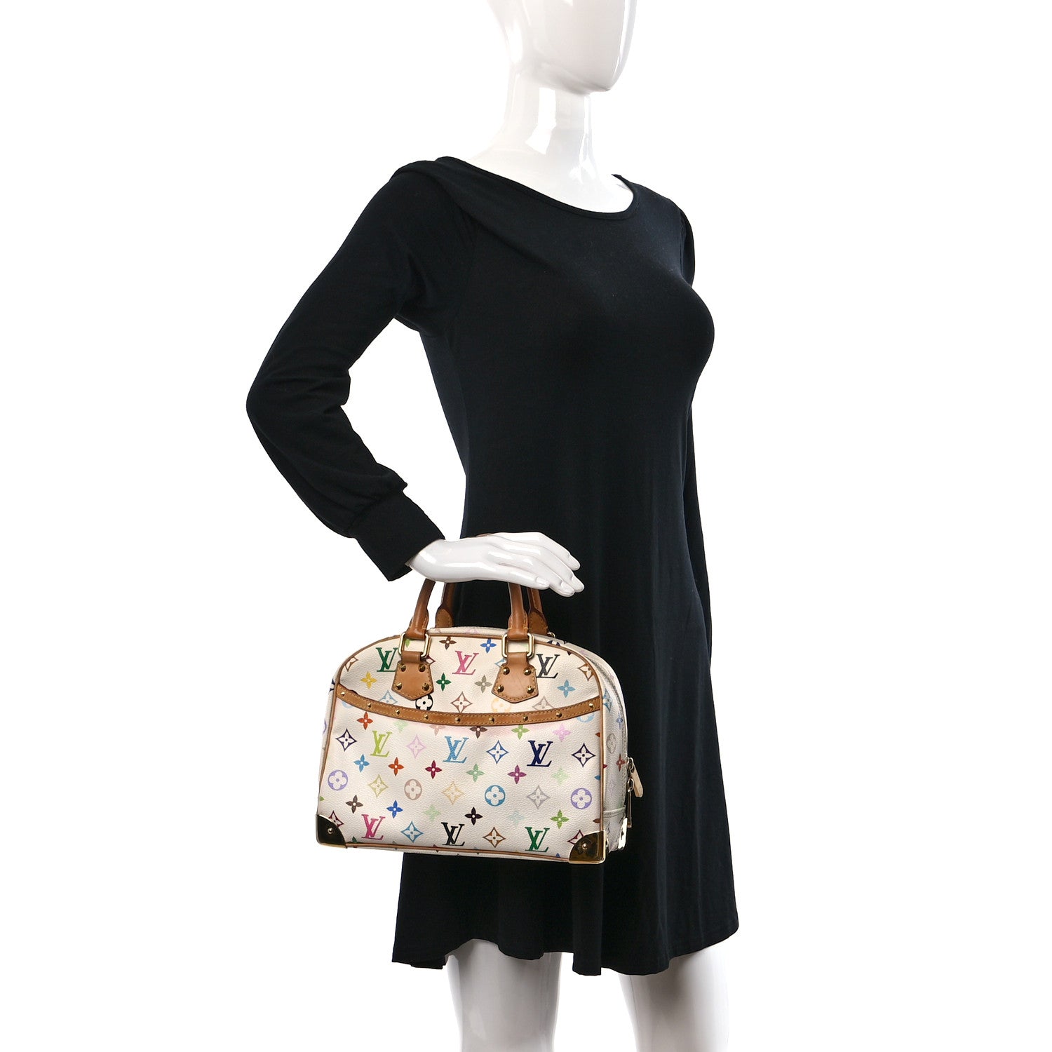 Louis Vuitton Monogram Multicolor Trouville White 2 of 8