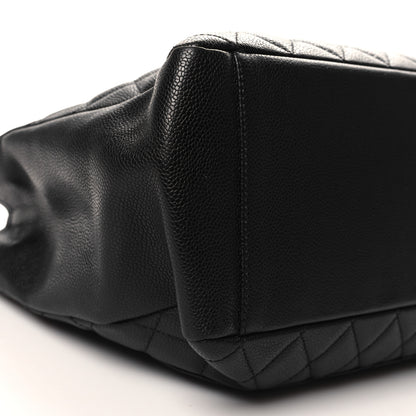 Chanel Caviar Quilted Grand Shopping Tote GST Black 10 of 14