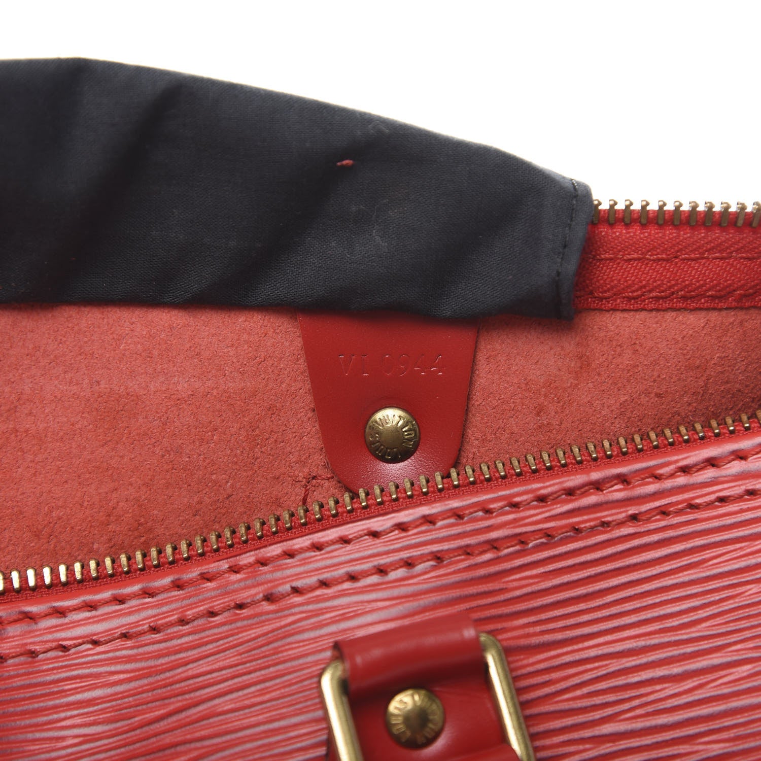 Louis Vuitton Epi Speedy 30 Castillan Red 6 of 11