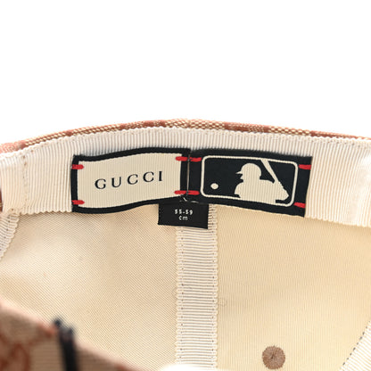 Gucci X MLB Monogram SF Giants Baseball Hat 55-59 Beige Ruggine 8 of 13