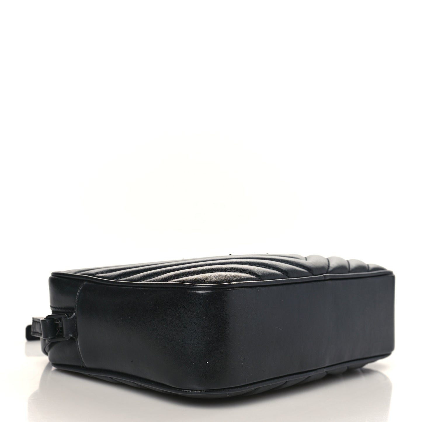 Calfskin Matelasse Monogram Monochrome Lou Camera Bag Black
