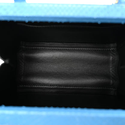 Loewe Snakeskin Small Postal Bag Sky Blue 5 of 9