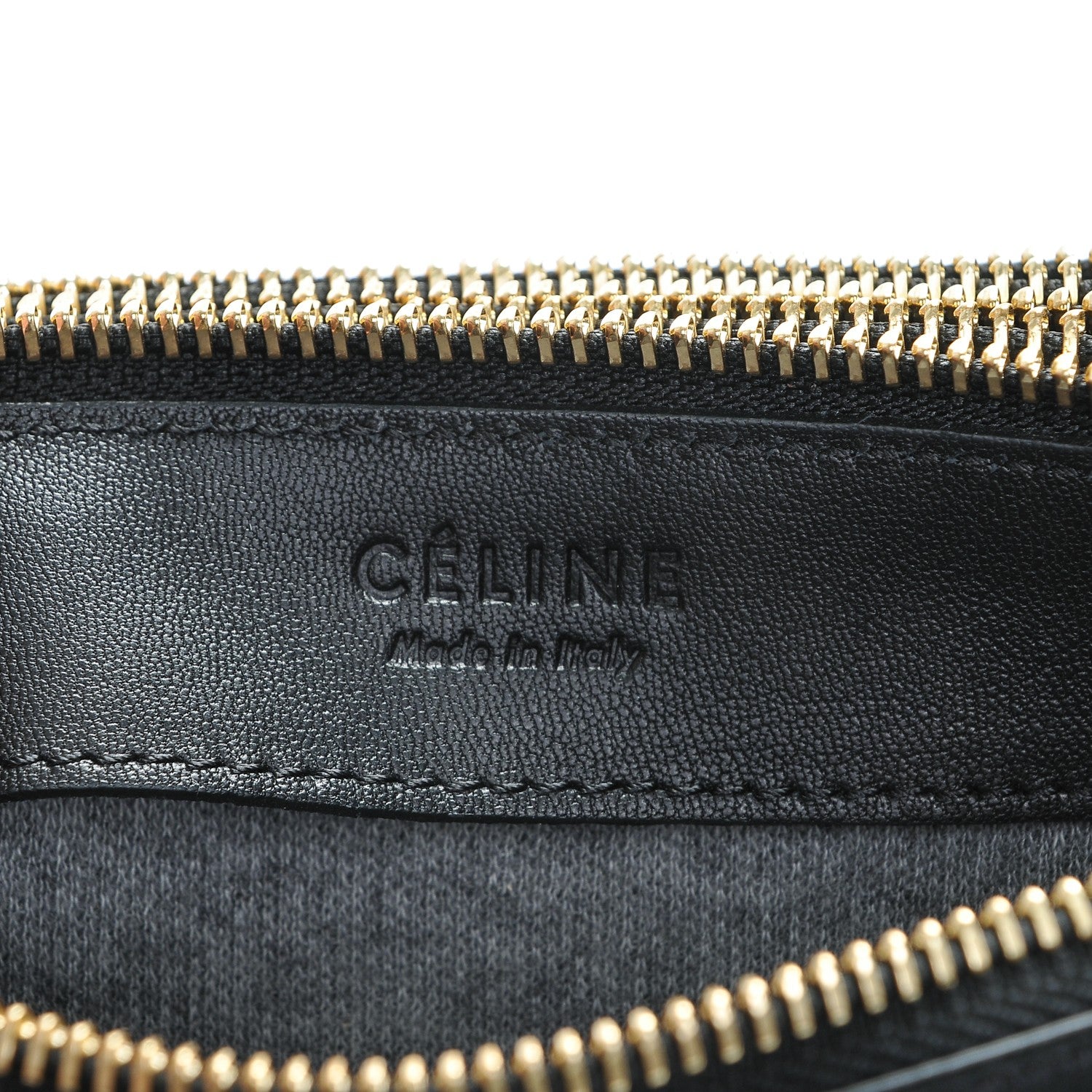 Celine Lambskin Small Trio Crossbody Bag Black 7 of 7