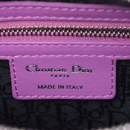 Christian Dior Lambskin Cannage Medium Lady Dior Purple 6 of 7