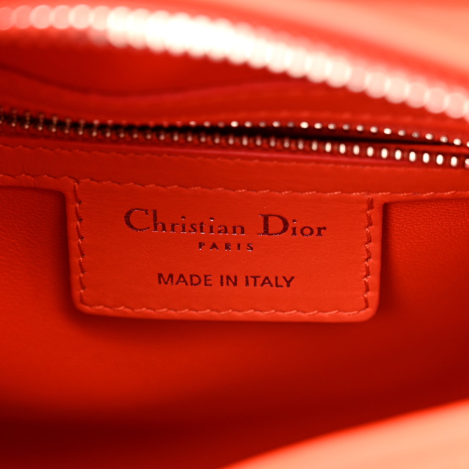 Christian Dior Ultra Matte Calfskin Cannage Medium Lady Dior Orange 6 of 13