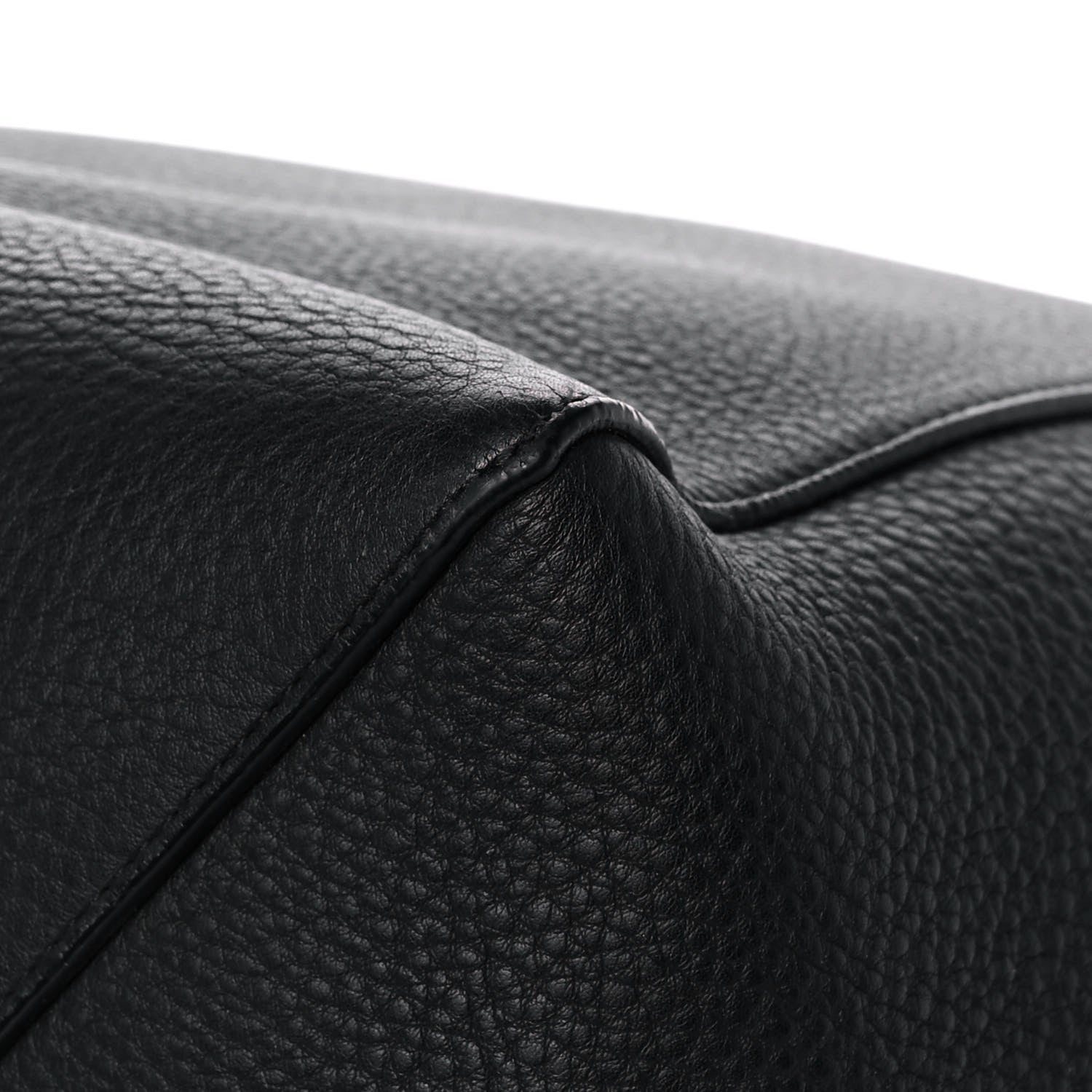 Celine Grained Calfskin Medium Horizontal Cabas Phantom Black 12 of 19