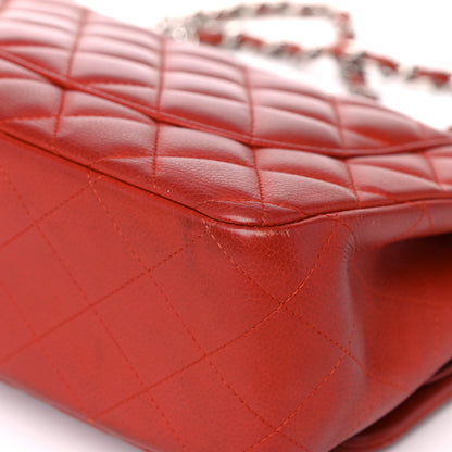 Chanel Caviar Quilted Jumbo Double Flap Red 10 of 24