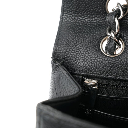 Chanel Caviar Quilted Maxi Single Flap Black 11 of 11