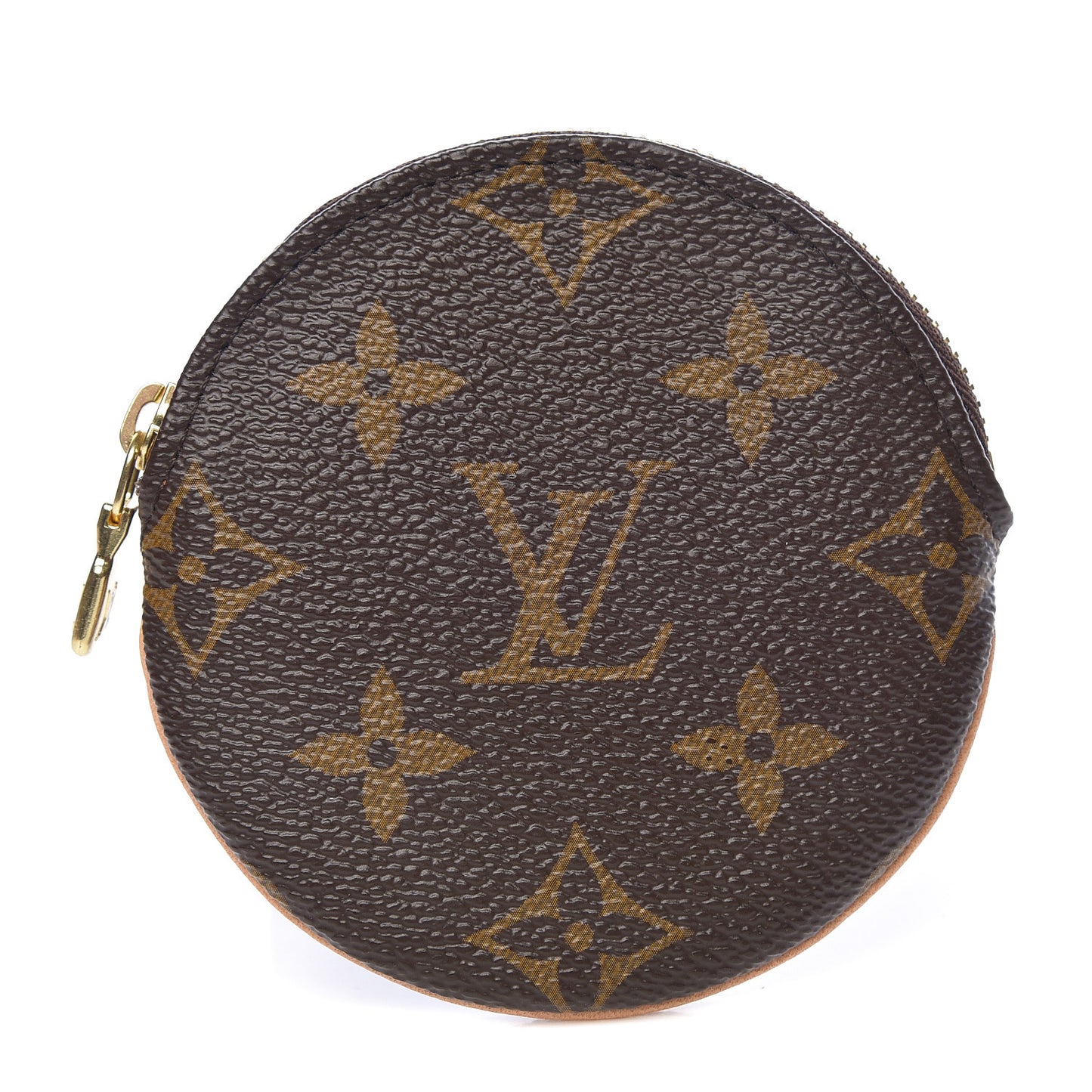 Monogram Round Coin Purse