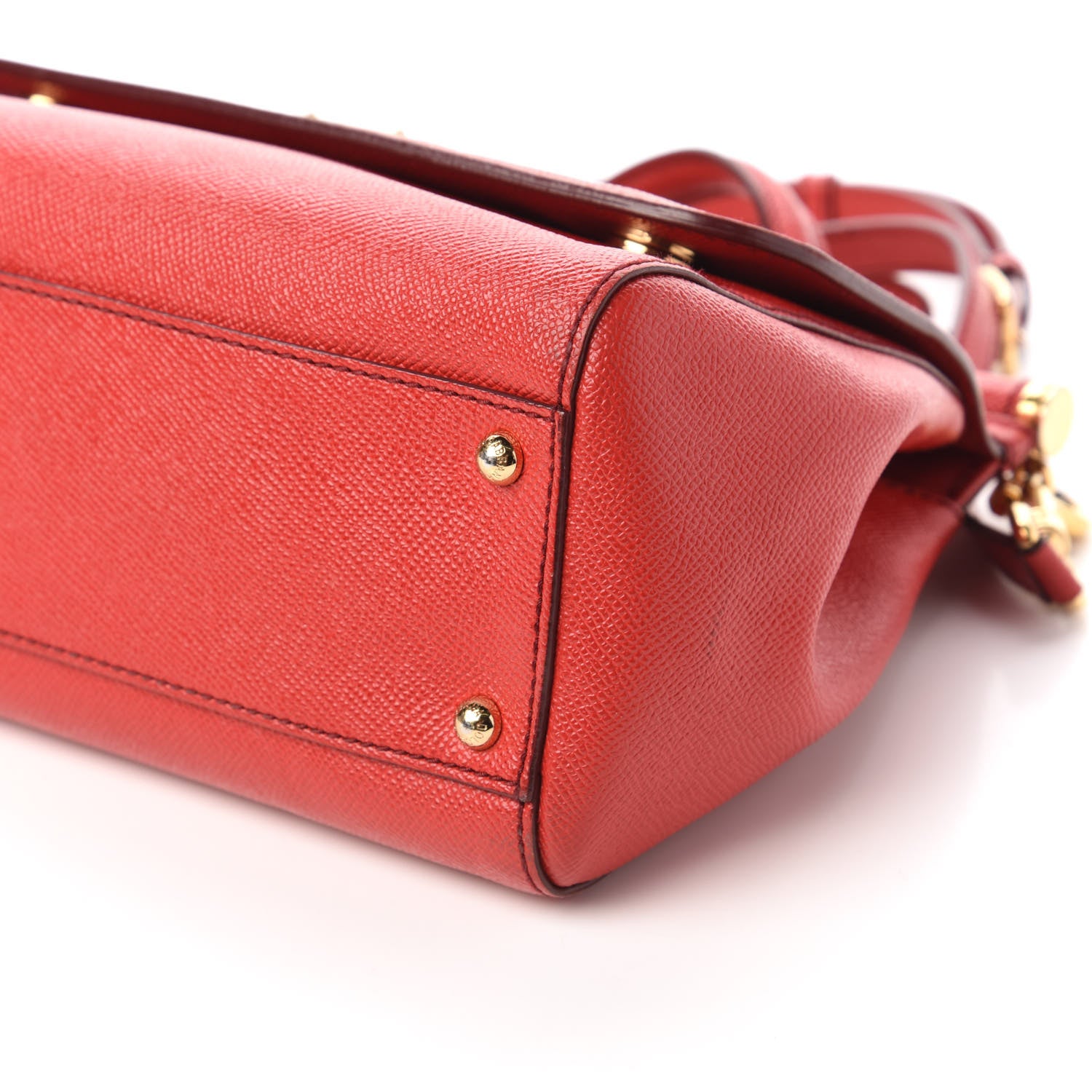 Dolce & Gabbana Dauphine Medium Miss Sicily Satchel Dark Red 7 of 9