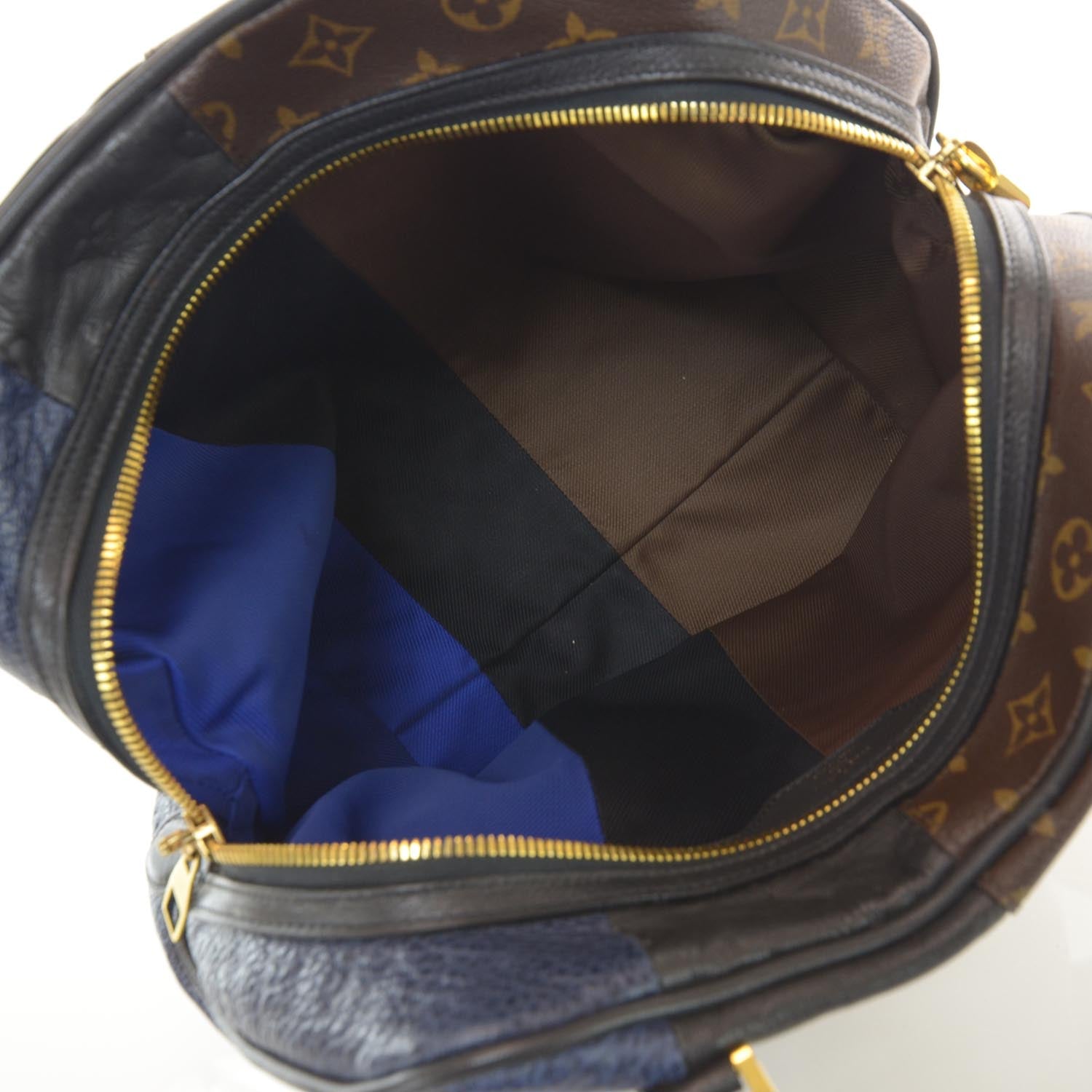 Louis Vuitton Monogram Stripes Medium Bag Marine 9 of 9