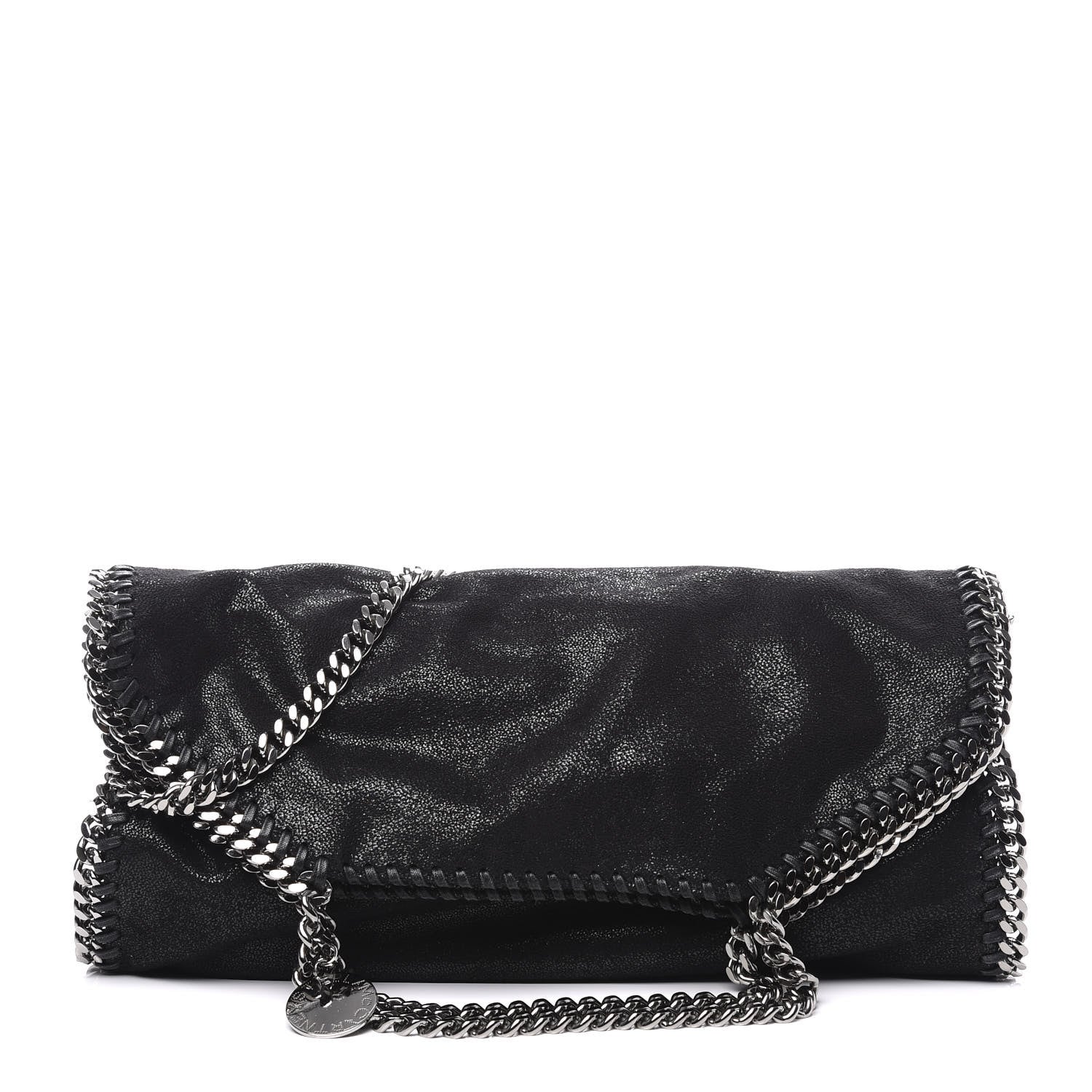 Stella McCartney Shaggy Deer Falabella Fold Over Tote Black 1 of 10