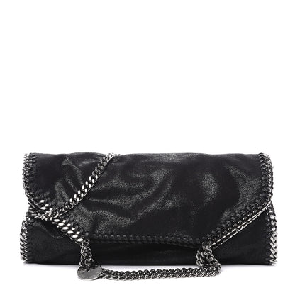 Stella McCartney Shaggy Deer Falabella Fold Over Tote Black 1 of 10