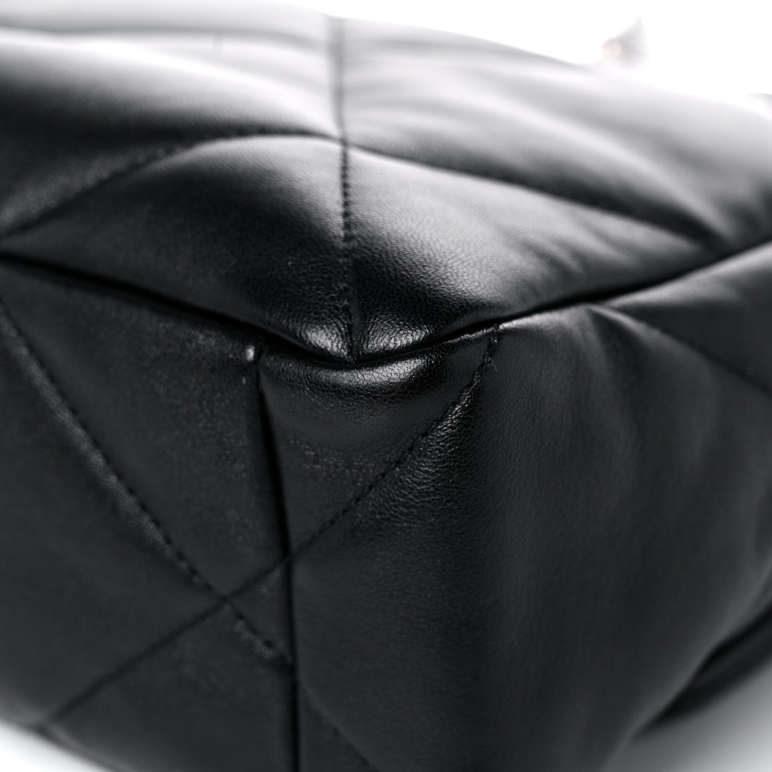 Chanel Lambskin Quilted Large Chanel 19 Flap Black 11 of 14