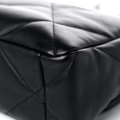 Chanel Lambskin Quilted Large Chanel 19 Flap Black 11 of 14