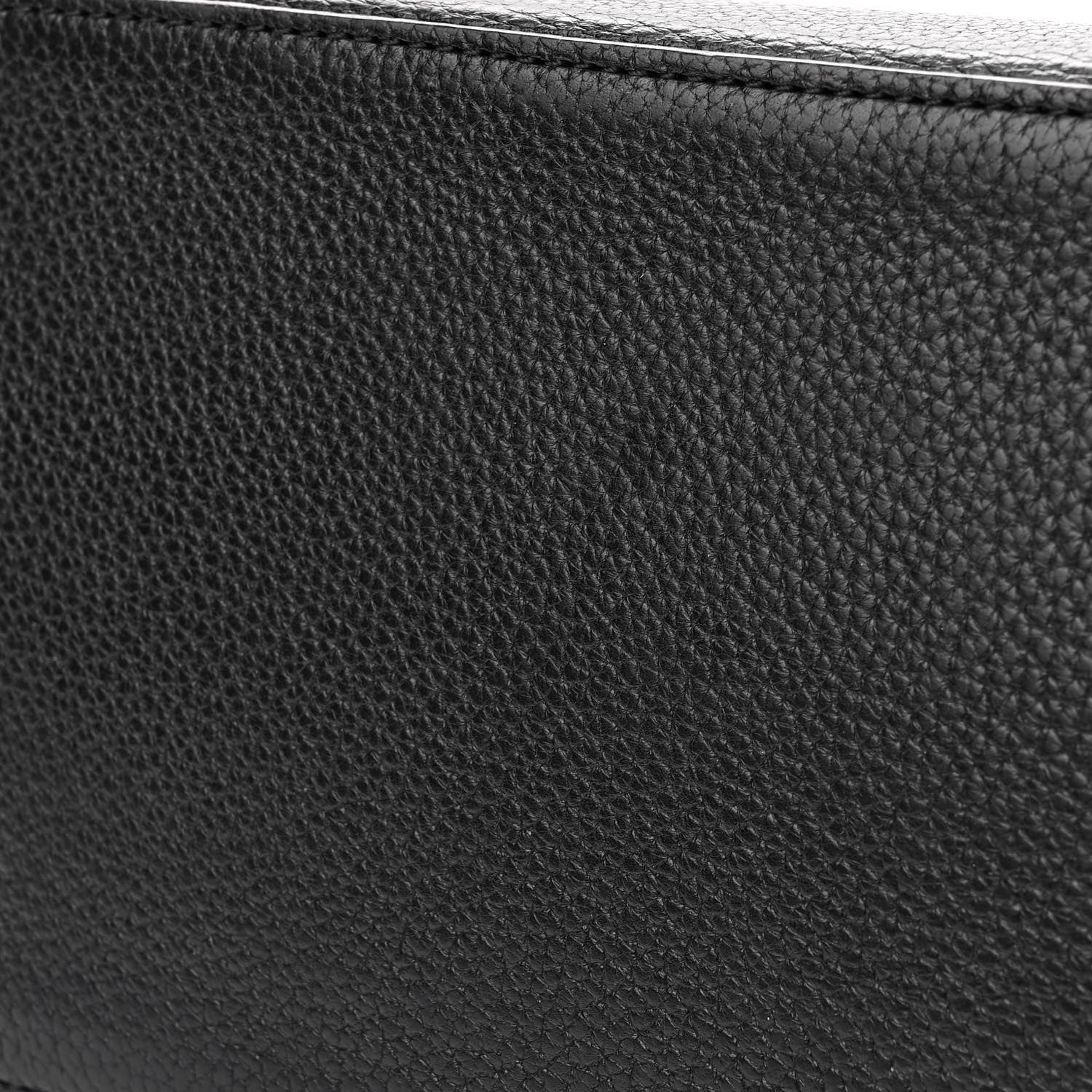 Louis Vuitton Taurillon Capucines MM Black Fuchsia 13 of 16