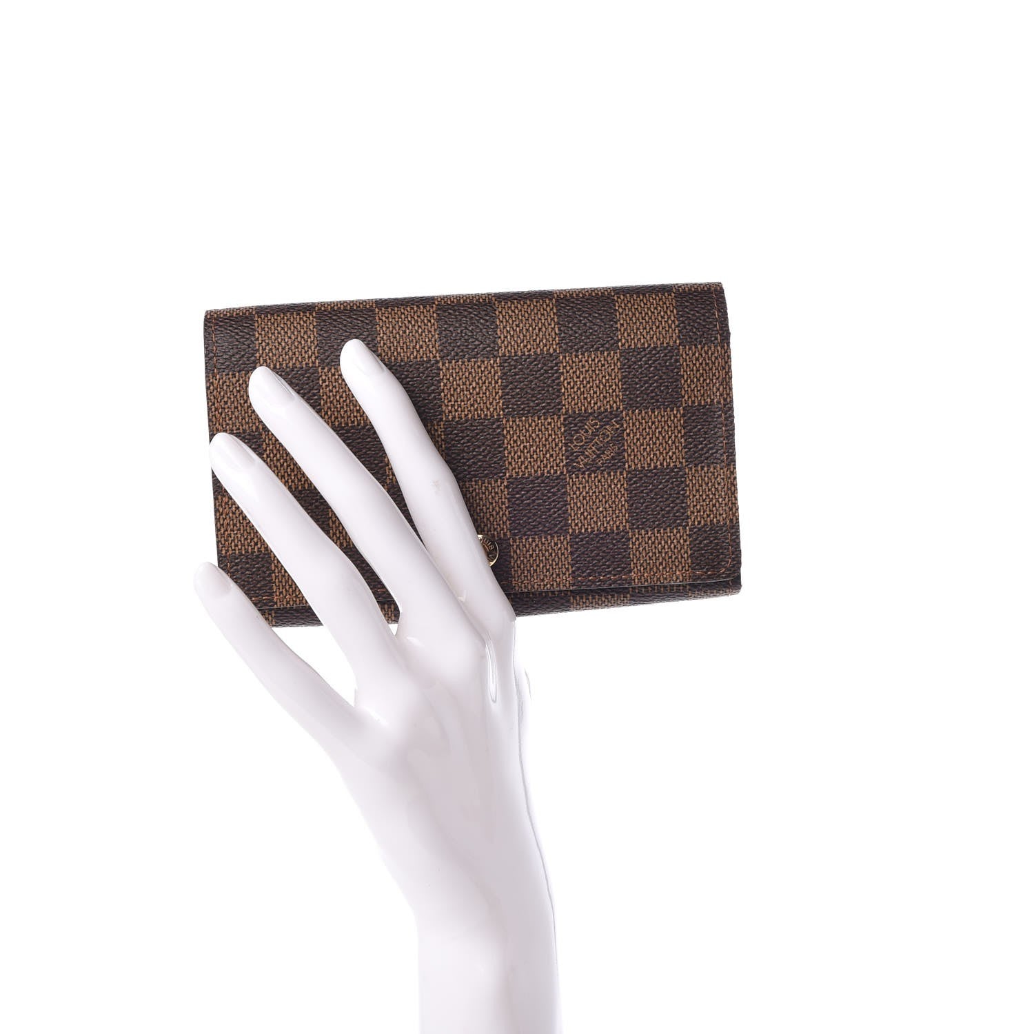 Louis Vuitton Damier Ebene Porte-Monnaie Tresor Wallet 2 of 7