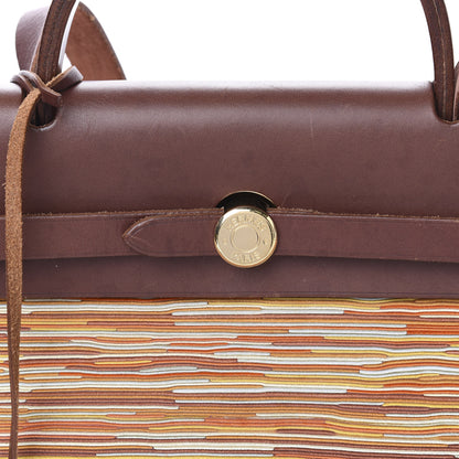 Hermes Barenia Vibrato Herbag 30 PM Orange 13 of 15