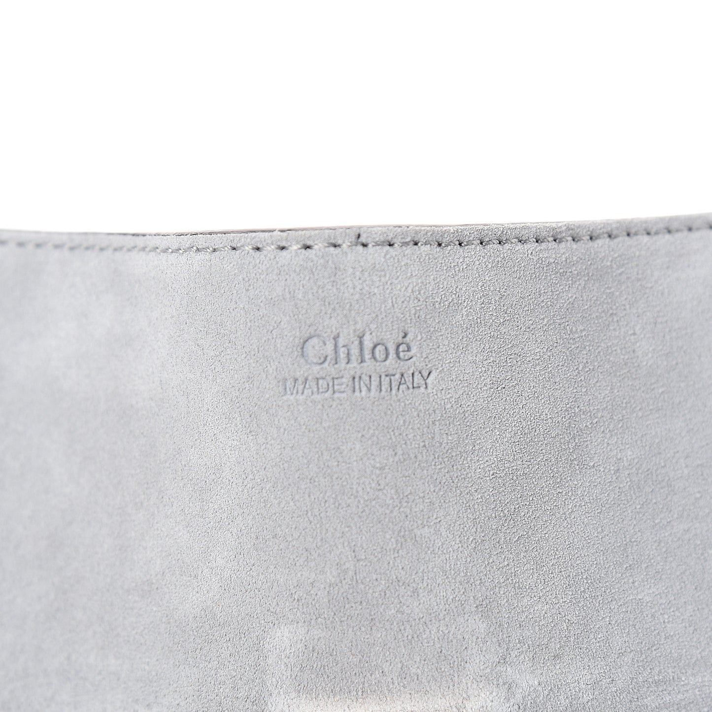 Suede Smooth Calfskin Drew Shoulder Bag Fresh Blue