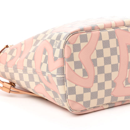 Louis Vuitton Damier Azur Tahitienne Neverfull MM 6 of 11