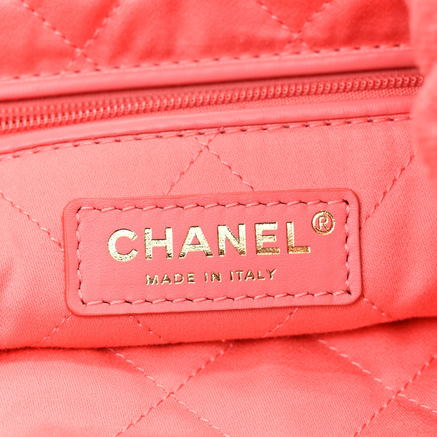 Chanel Washed Denim Quilted Chanel 22 Red 7 of 11
