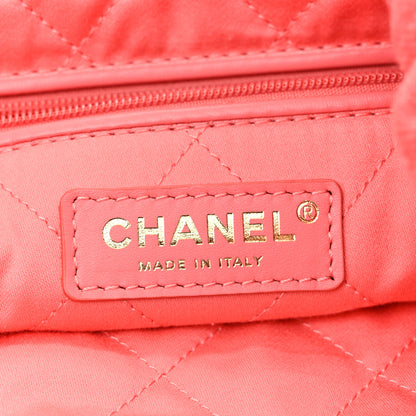 Chanel Washed Denim Quilted Chanel 22 Red 7 of 11