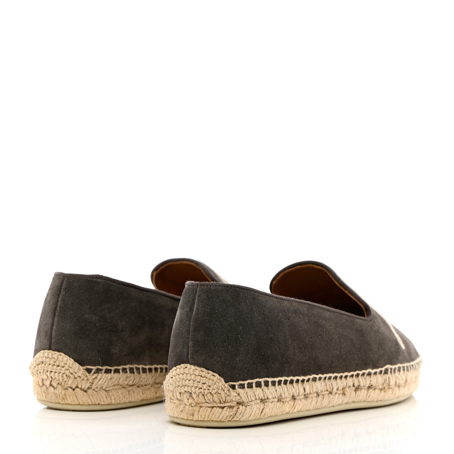 Suede Mens Nanou Flat Espadrilles 44 Brown