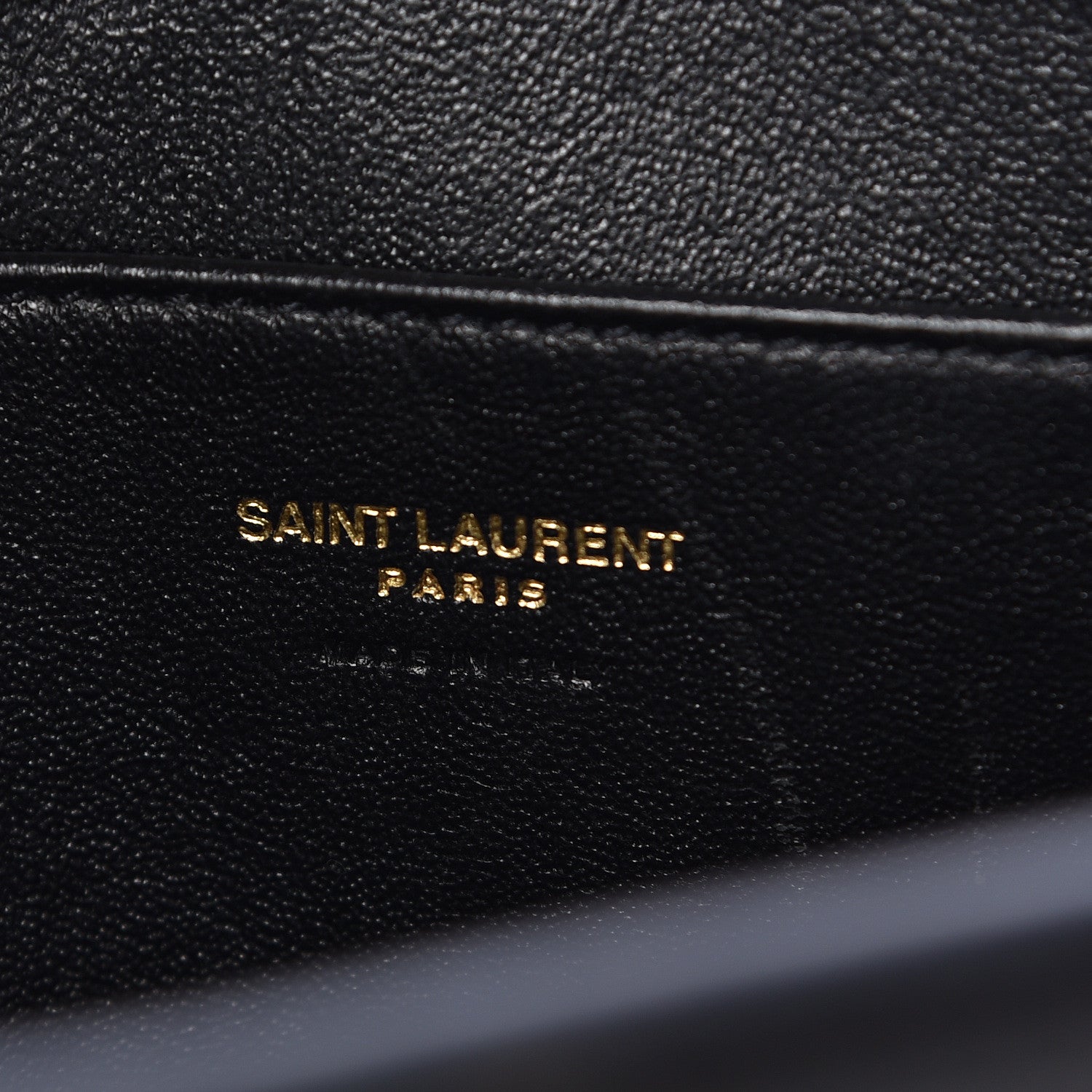 Saint Laurent Calfskin Monogram Baby Cabas Black 6 of 10