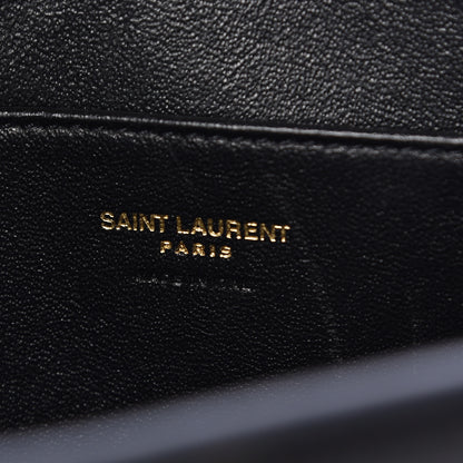 Saint Laurent Calfskin Monogram Baby Cabas Black 6 of 10