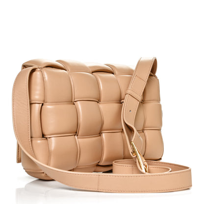 Bottega Veneta Nappa Maxi Intreccio Padded Cassette Crossbody Bag Almond 3 of 8