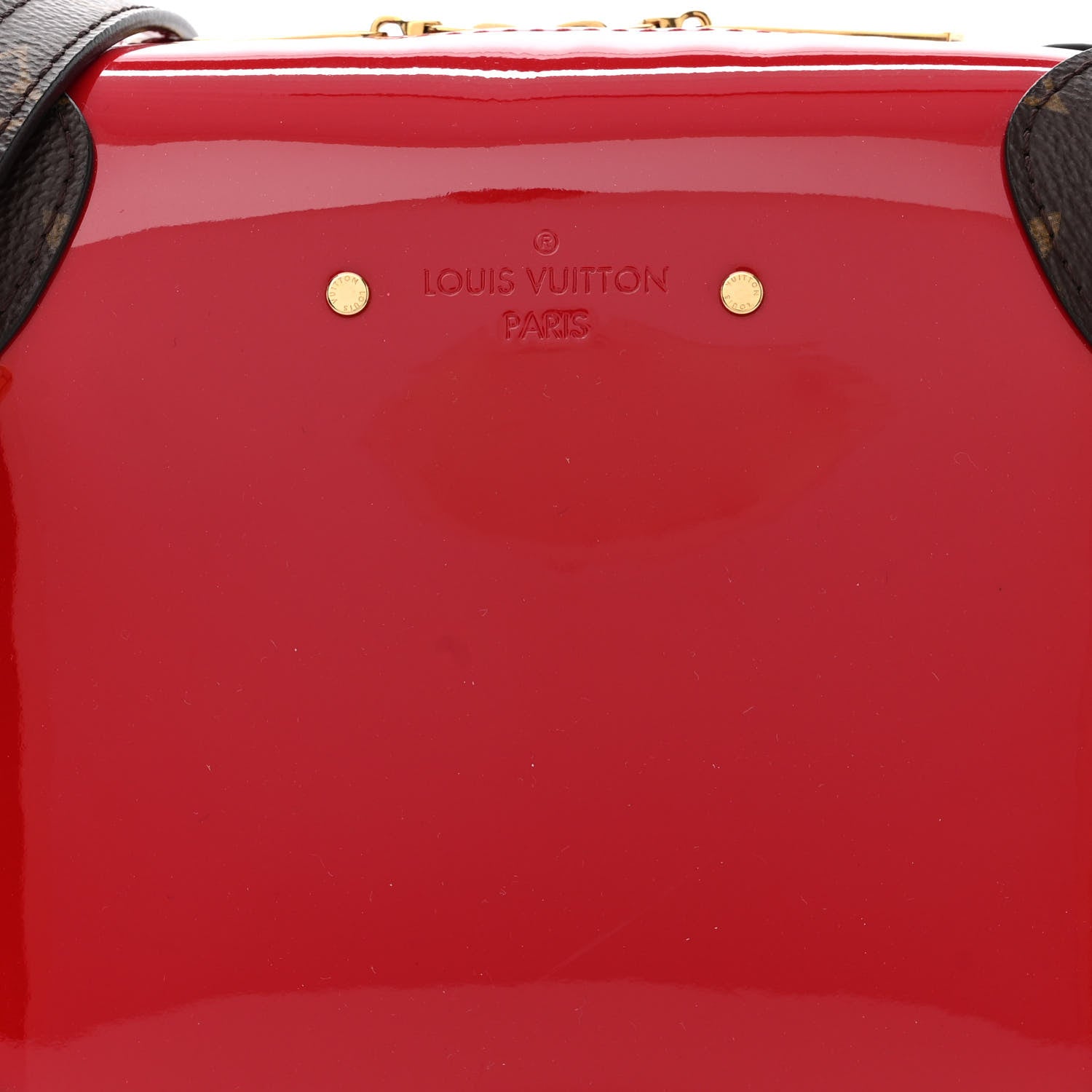 Louis Vuitton Patent Miroir Venice Scarlet 9 of 12