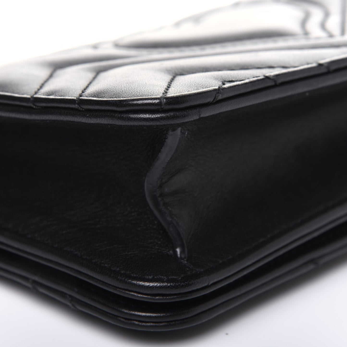 Calfskin Matelasse GG Marmont Mini Bag Black