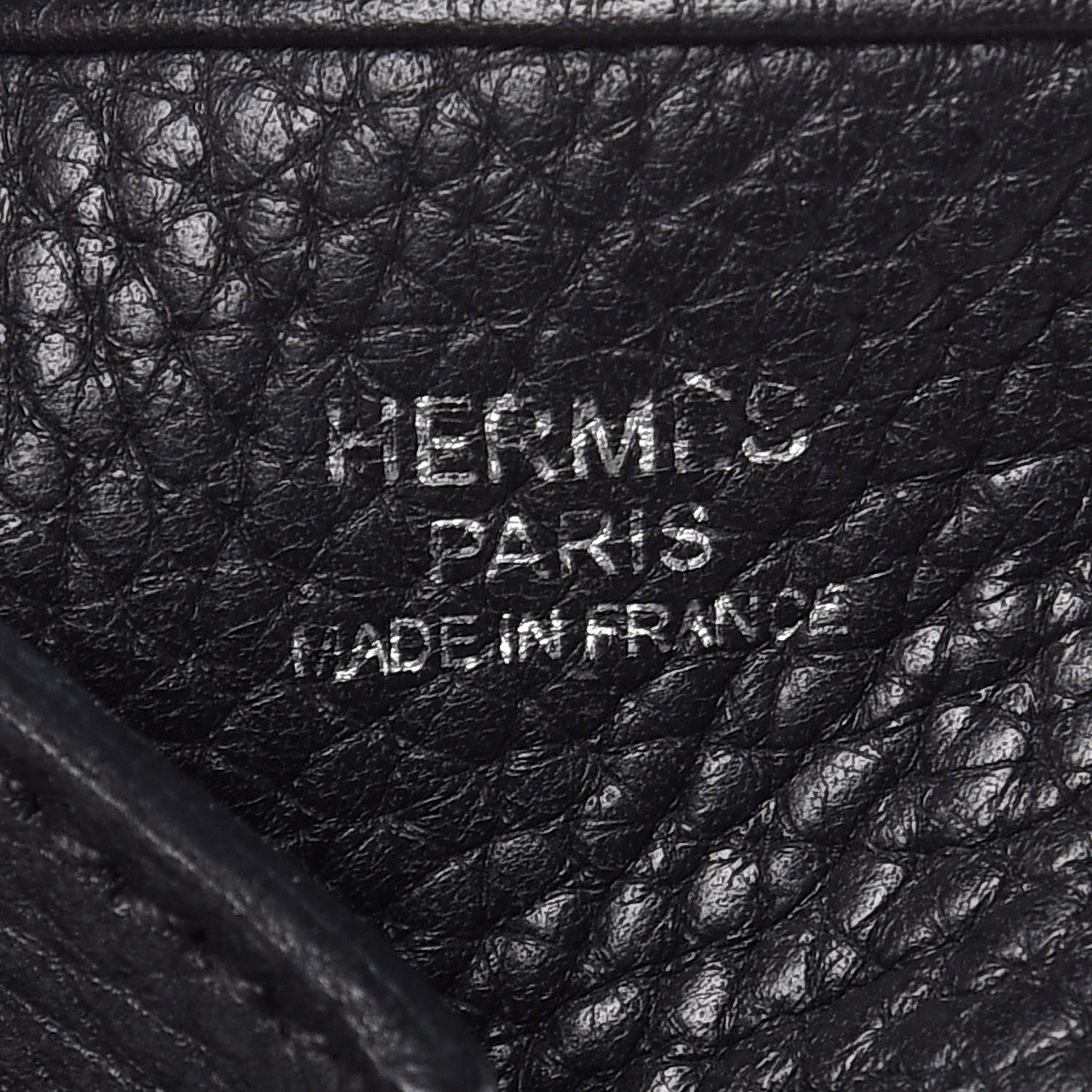 Hermes Taurillon Clemence Evelyne III PM Black 7 of 9