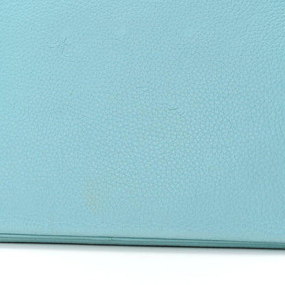 Hermes Taurillon Clemence BIRKIN 35  Bleu Atoll 12 of 14
