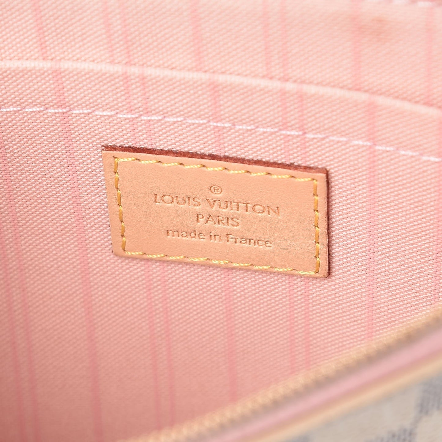 Damier Azur Neverfull MM GM Pochette Rose Ballerine