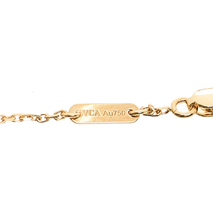 Van Cleef & Arpels 18K Yellow Gold Mother of Pearl Sweet Alhambra Butterfly Bracelet 4 of 5