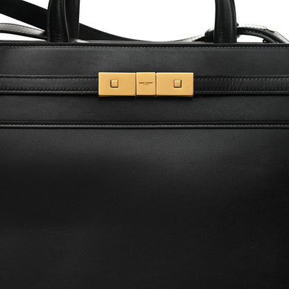 Saint Laurent Calfskin Small Manhattan Shopper Tote Black 7 of 10