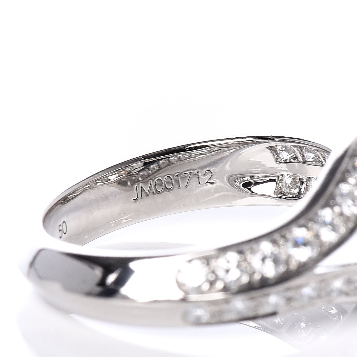 Platinum Diamond .30ct Couture Solitaire Ring 50/5.25