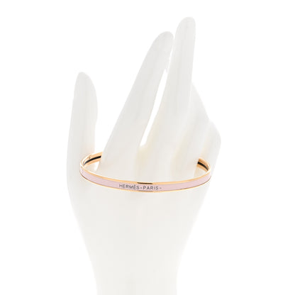 Hermes Enamel Uni Bangle Rose Candeur 2 of 5