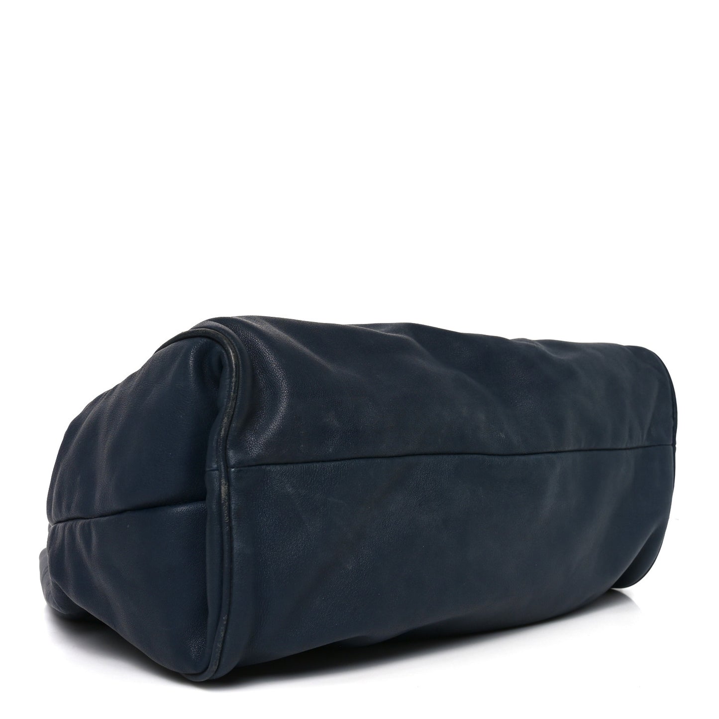Soft Calf Chain Tote Blue