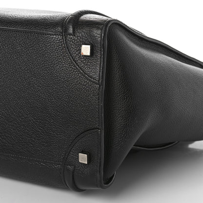 Celine Drummed Calfskin Mini Luggage Black 8 of 14