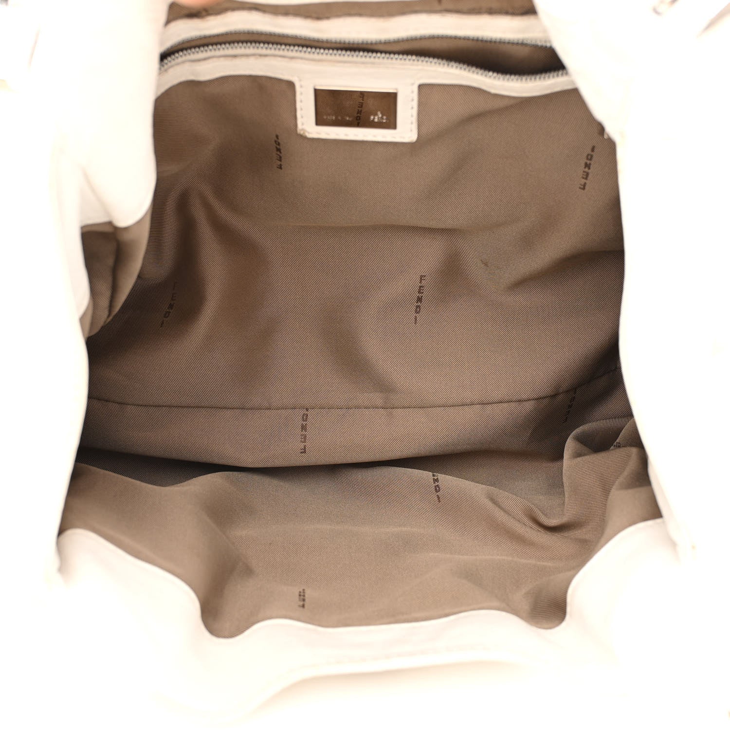 Fendi Calfskin Forever Shoulder Bag White 5 of 16