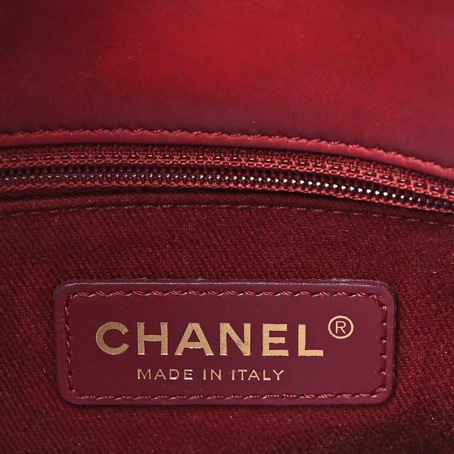 Chanel Calfskin Stitched Flap Red 6 of 12