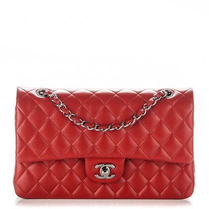 Chanel Lambskin Quilted Medium Double Flap Red 1 of 7