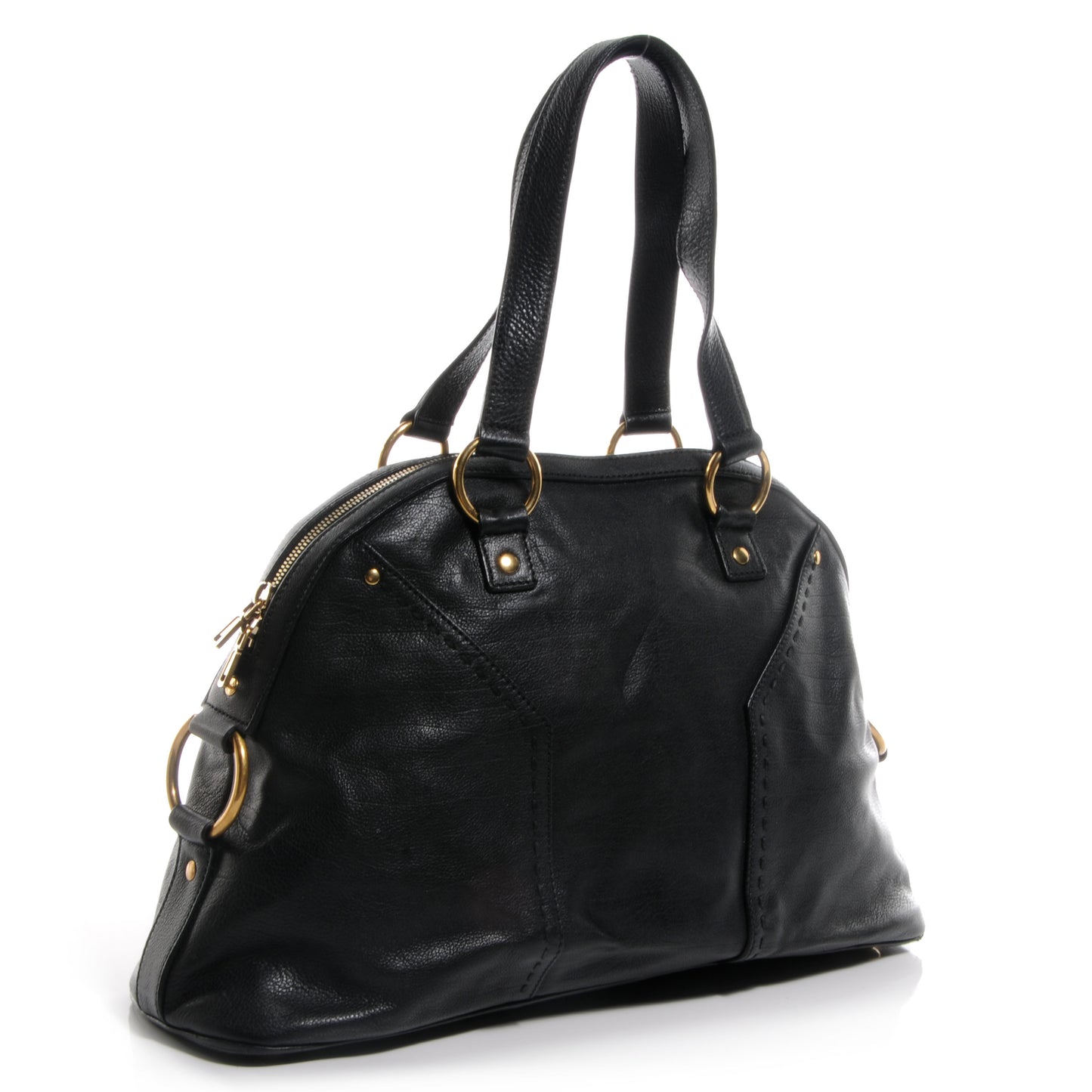 Leather Large Muse Black