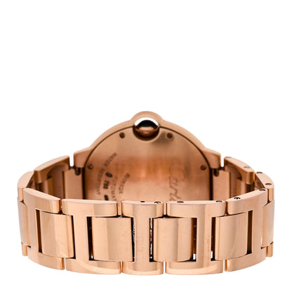 Cartier 18K Pink Gold 36mm Ballon Bleu De Cartier Automatic Watch 3 of 4