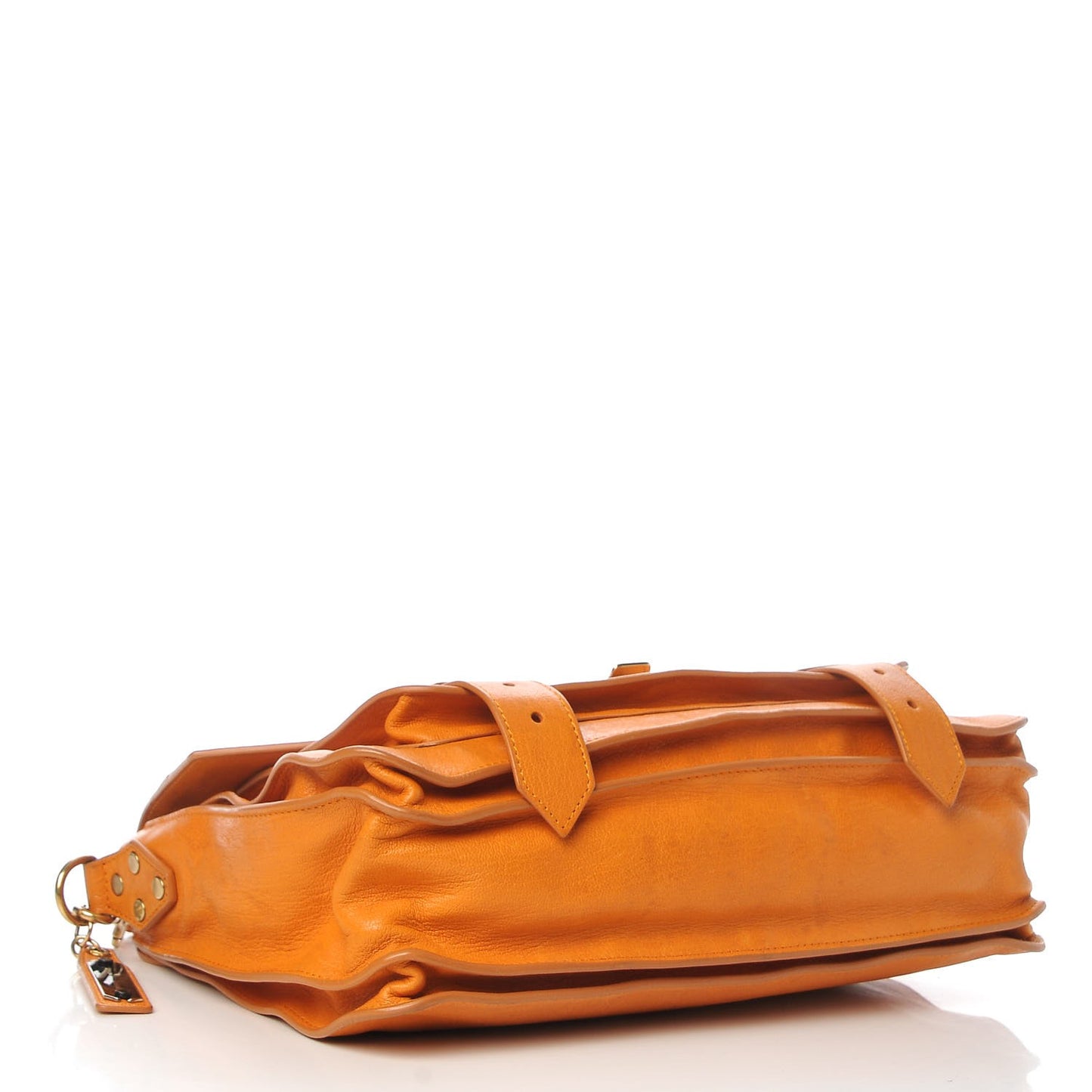Lambskin Medium PS1 Satchel Saffron