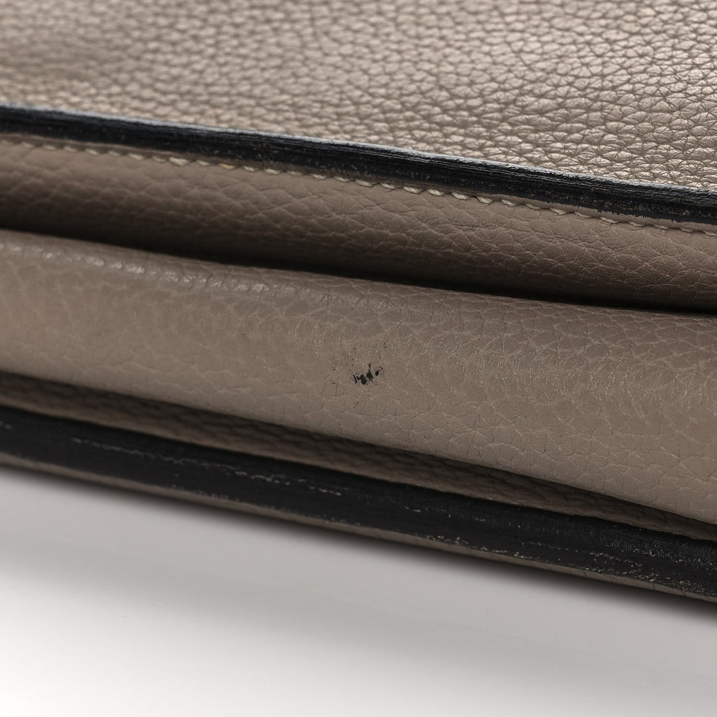 Taurillon Clemence Sac A Depeche 38 Briefcase Gris Tourterelle