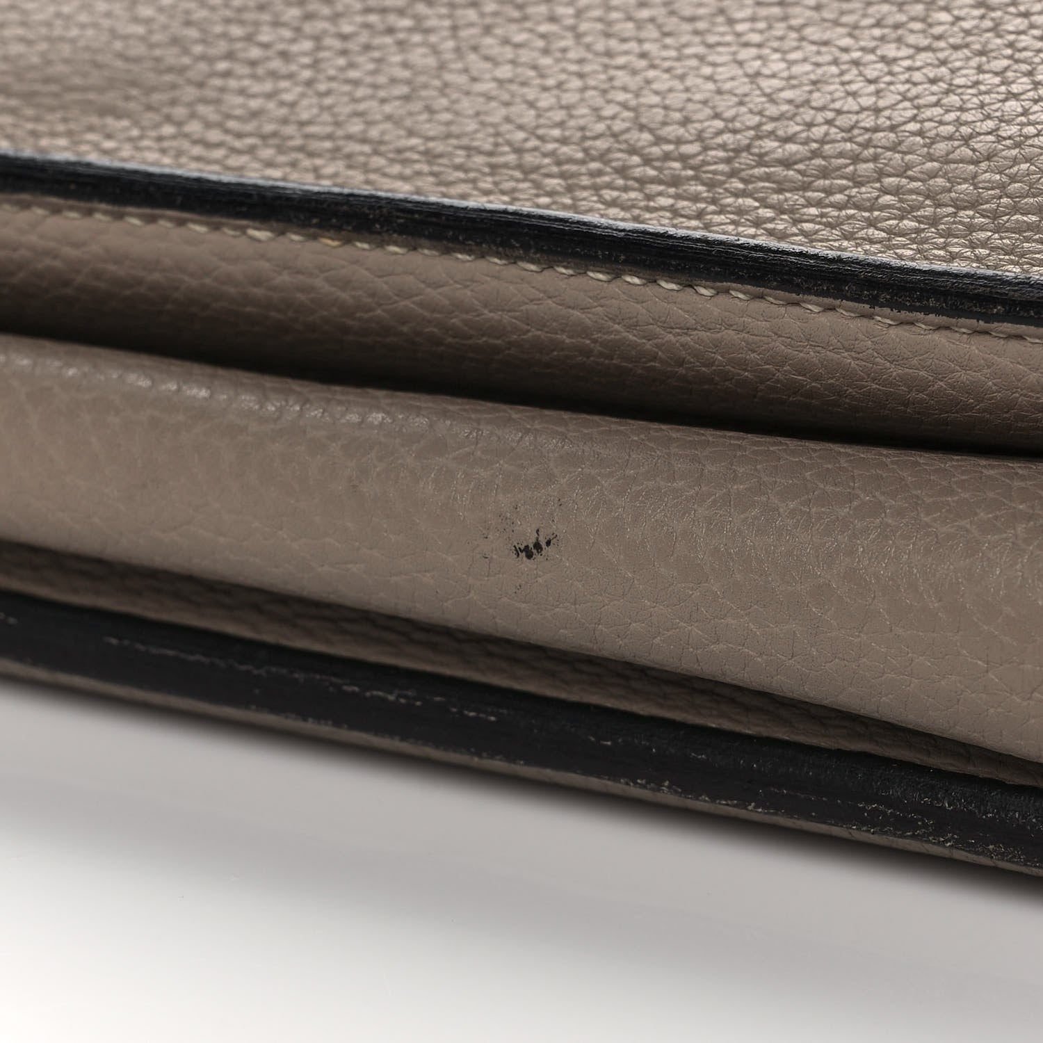 Hermes Taurillon Clemence Sac A Depeche 38 Briefcase Gris Tourterelle 11 of 11